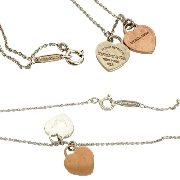 TIFFANY Gold Heart Necklace - Picture 2 of 4